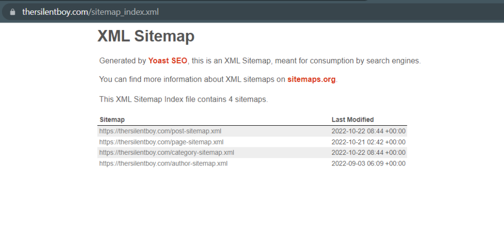 XML Sitemap