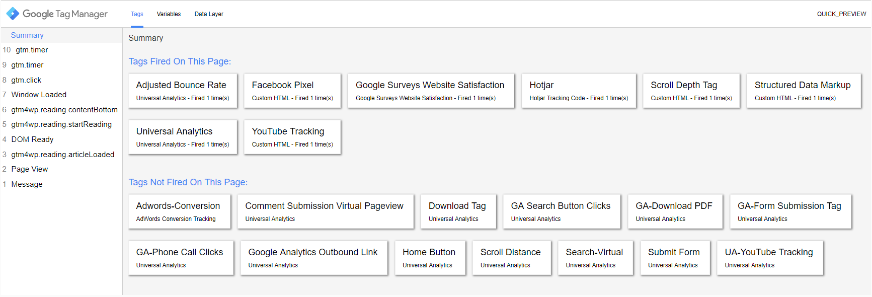 how to check Google Tag Manager is working1