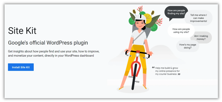 how to use the Google site kit wordPress plugin