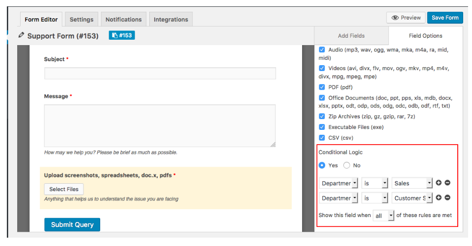 how to add a file upload form in WordPress easily8