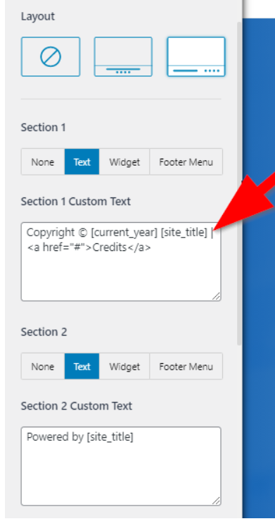 how to create a footer3