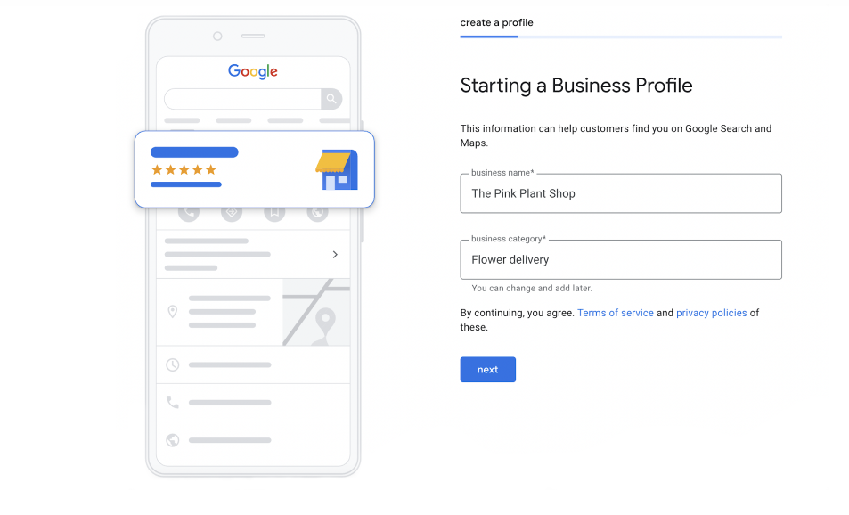 how to set up a google business profile4